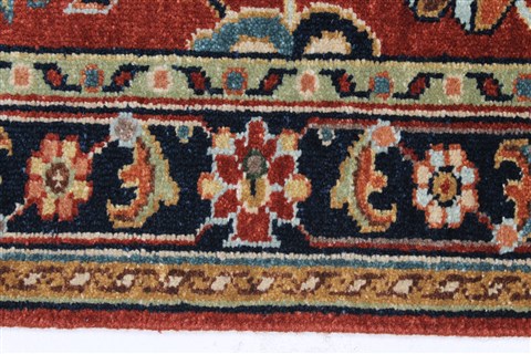 Serapi Brown Runner Hand Knotted 26 X 119 Area Rug 250-22428 Image 5