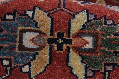 Serapi Brown Runner Hand Knotted 26 X 119 Area Rug 250-22428 Image 9