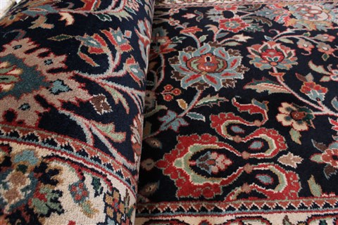 Kashmar Blue Runner Hand Knotted 28 X 119 Area Rug 250-22431 Image 11
