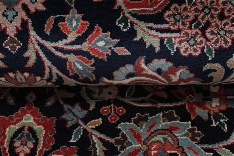 Kashmar Blue Runner Hand Knotted 28 X 119 Area Rug 250-22431 Image 12