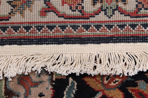 Kashmar Blue Runner Hand Knotted 28 X 119 Area Rug 250-22431 Image 15