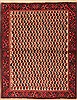 Afshar Red Hand Knotted 311 X 52  Area Rug 100-22432 Thumb 0