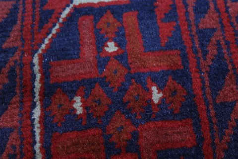 Bokhara Red Runner Hand Knotted 26 X 125 Area Rug 250-22433 Image 12