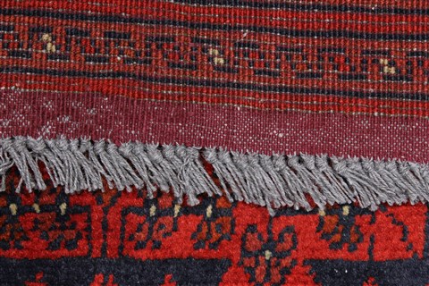 Bokhara Red Runner Hand Knotted 26 X 125 Area Rug 250-22433 Image 2