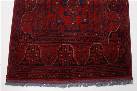 Bokhara Red Runner Hand Knotted 26 X 125 Area Rug 250-22433 Image 7