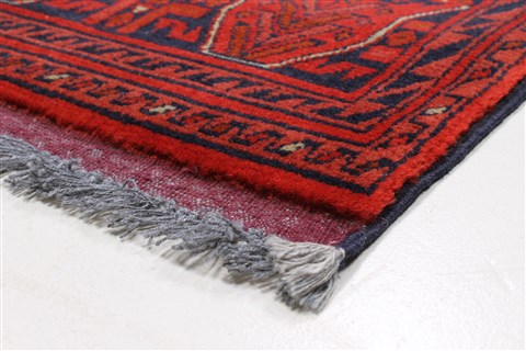 Bokhara Red Runner Hand Knotted 26 X 125 Area Rug 250-22433 Image 8