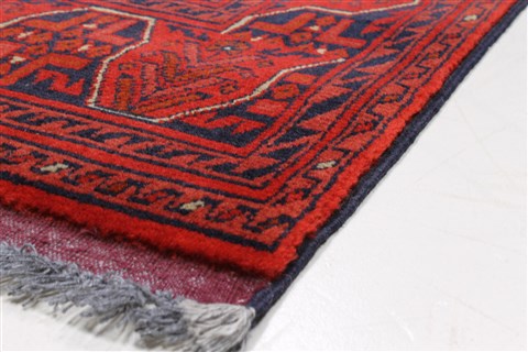 Bokhara Red Runner Hand Knotted 26 X 125 Area Rug 250-22433 Image 9