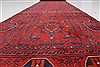 Bokhara Red Runner Hand Knotted 26 X 125  Area Rug 250-22433 Thumb 3