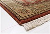 Kashan Brown Runner Hand Knotted 27 X 125  Area Rug 250-22438 Thumb 7