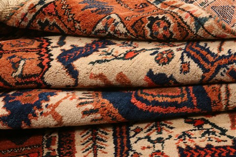 Shahre Babak Cream Hand Knotted 38 X 51 Area Rug 100-22439 Image 4