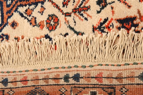 Shahre Babak Cream Hand Knotted 38 X 51 Area Rug 100-22439 Image 6