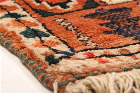 Shahre Babak Cream Hand Knotted 38 X 51 Area Rug 100-22439 Image 7