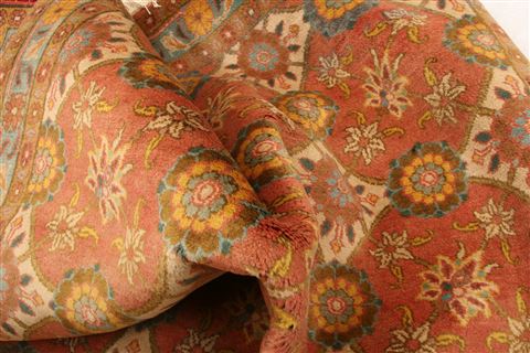 Varamin Orange Hand Knotted 34 X 411 Area Rug 100-22446 Image 2