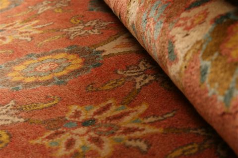 Varamin Orange Hand Knotted 34 X 411 Area Rug 100-22446 Image 4