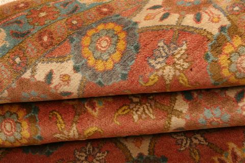 Varamin Orange Hand Knotted 34 X 411 Area Rug 100-22446 Image 6