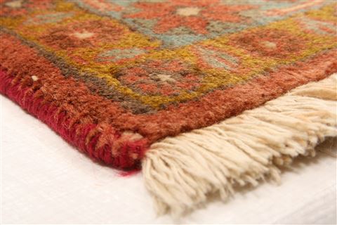Varamin Orange Hand Knotted 34 X 411 Area Rug 100-22446 Image 9