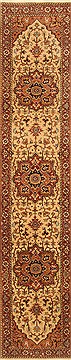 Serapi Beige Runner Hand Knotted 2'6" X 11'9"  Area Rug 250-22452