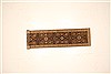 Tabriz Brown Runner Hand Knotted 27 X 128 Area Rug 250-22455 Thumb 1