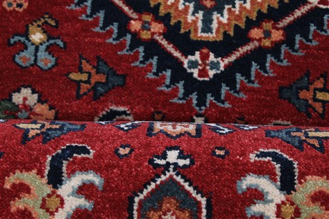 Karajeh Red Runner Hand Knotted 26 X 120 Area Rug 250-22457 Image 14