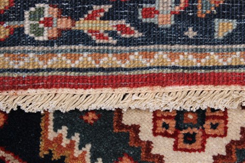 Karajeh Red Runner Hand Knotted 26 X 120 Area Rug 250-22457 Image 16
