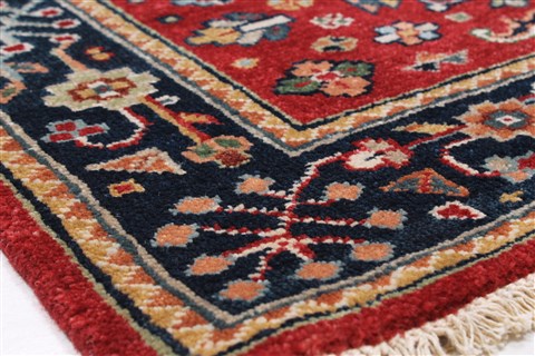 Karajeh Red Runner Hand Knotted 26 X 120 Area Rug 250-22457 Image 7