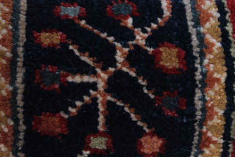 Karajeh Red Runner Hand Knotted 26 X 120 Area Rug 250-22457 Image 8