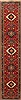 Karajeh Red Runner Hand Knotted 26 X 120 Area Rug 250-22457 Thumb 0