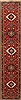 Karajeh Red Runner Hand Knotted 26 X 120  Area Rug 250-22457 Thumb 0