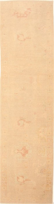 Oushak Beige Runner Hand Knotted 31 X 119  Area Rug 250-22461 Image 0