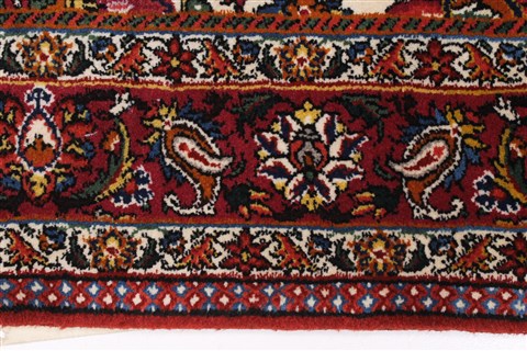 Bakhtiar Beige Runner Hand Knotted 31 X 119 Area Rug 250-22462 Image 4