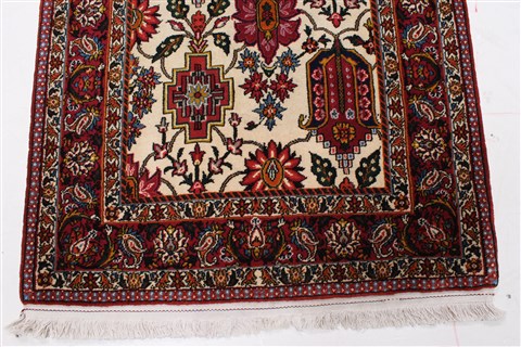Bakhtiar Beige Runner Hand Knotted 31 X 119 Area Rug 250-22462 Image 6