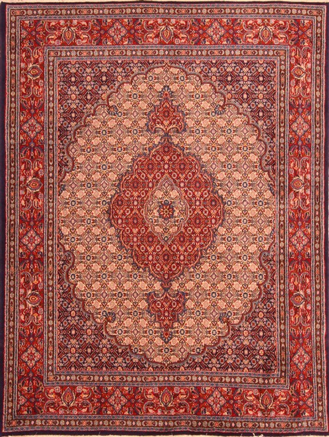 Mood Red Hand Knotted 411 X 67  Area Rug 253-22463 Image 0