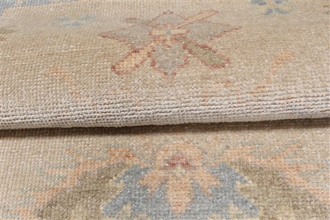 Oushak Yellow Runner Hand Knotted 30 X 121 Area Rug 250-22464 Image 16
