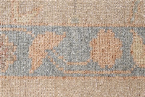 Oushak Yellow Runner Hand Knotted 30 X 121 Area Rug 250-22464 Image 3