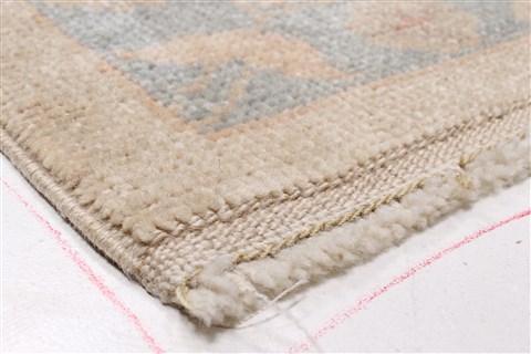 Oushak Yellow Runner Hand Knotted 30 X 121 Area Rug 250-22464 Image 6