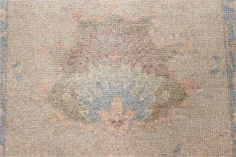 Oushak Yellow Runner Hand Knotted 30 X 121 Area Rug 250-22464 Image 9