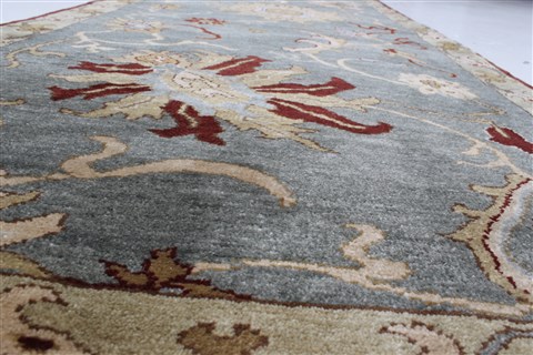 Chobi Green Runner Hand Knotted 33 X 118 Area Rug 250-22466 Image 2