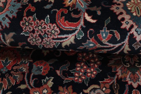 Kashmar Blue Runner Hand Knotted 28 X 120 Area Rug 250-22467 Image 11