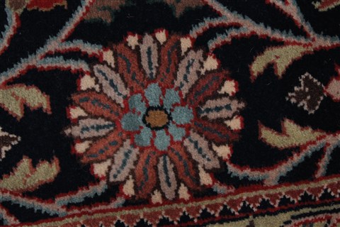 Kashmar Blue Runner Hand Knotted 28 X 120 Area Rug 250-22467 Image 17