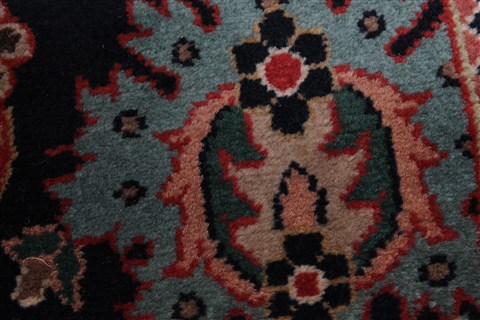 Kashmar Blue Runner Hand Knotted 28 X 120 Area Rug 250-22467 Image 8