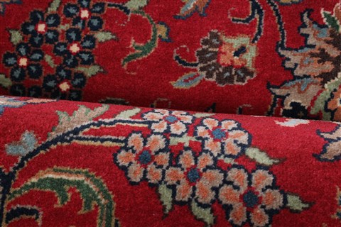 Kashmar Red Runner Hand Knotted 26 X 124 Area Rug 250-22469 Image 13