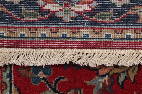 Kashmar Red Runner Hand Knotted 26 X 124 Area Rug 250-22469 Image 15