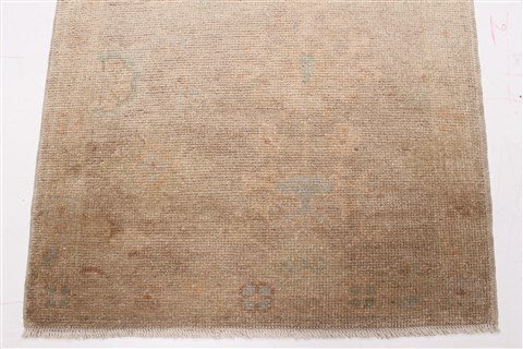 Oushak Brown Runner Hand Knotted 211 X 114 Area Rug 250-22473 Image 12