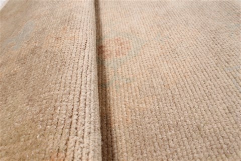 Oushak Brown Runner Hand Knotted 211 X 114 Area Rug 250-22473 Image 2