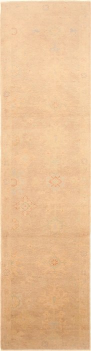 Oushak Brown Runner Hand Knotted 211 X 114 Area Rug 250-22473 Image 0