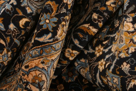 Kashan Blue Hand Knotted 46 X 611  Area Rug 100-22476 Image 2