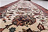 Tabriz Beige Runner Hand Knotted 27 X 122  Area Rug 250-22478 Thumb 2