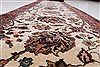 Tabriz Beige Runner Hand Knotted 27 X 122 Area Rug 250-22478 Thumb 2