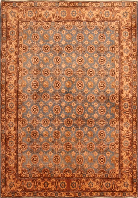 Varamin Yellow Hand Knotted 49 X 611 Area Rug 100-22483 Image 0