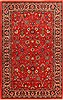 Sarouk Red Hand Knotted 46 X 610  Area Rug 100-22486 Thumb 0